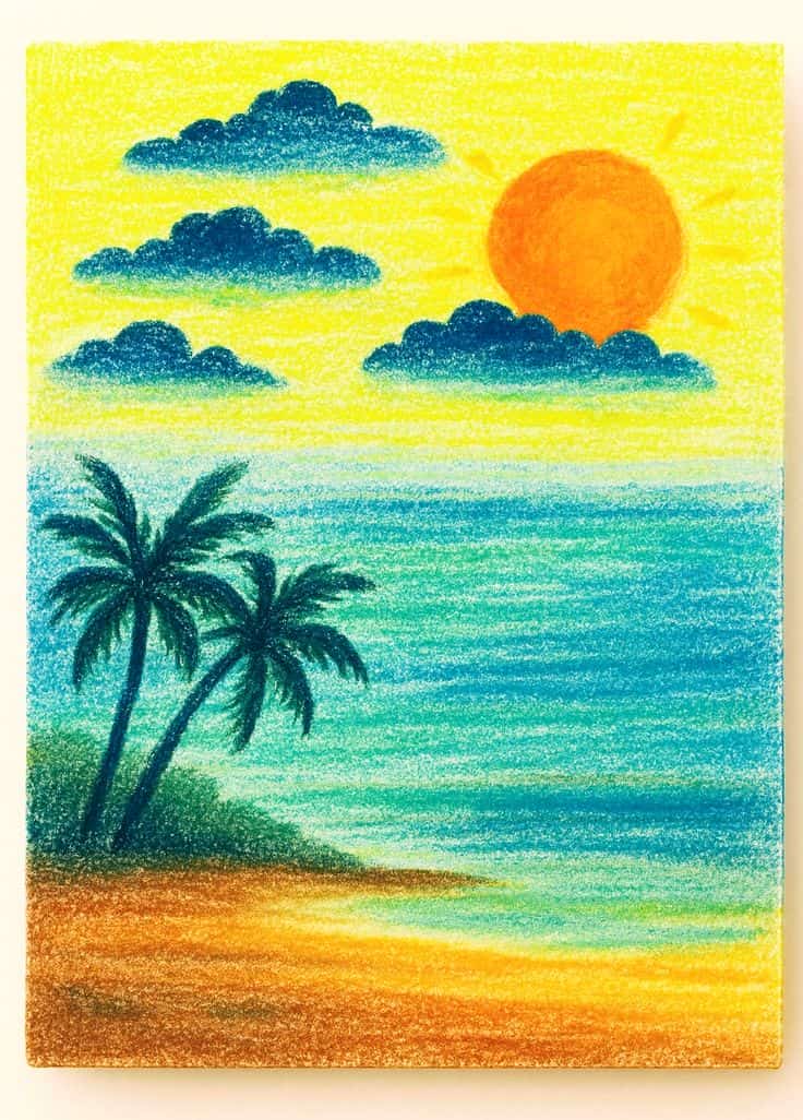 Tranh vẽ cảnh thiên nhiên