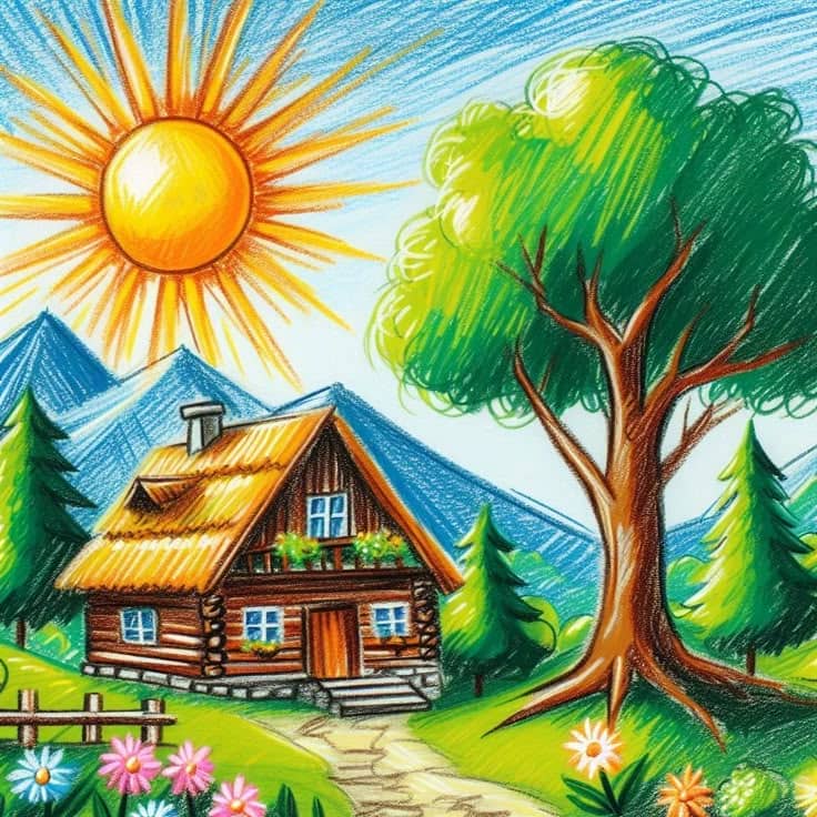 Vẽ tranh thiên nhiên đẹp