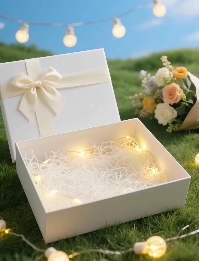 ảnh trang trí hộp quà đẹp