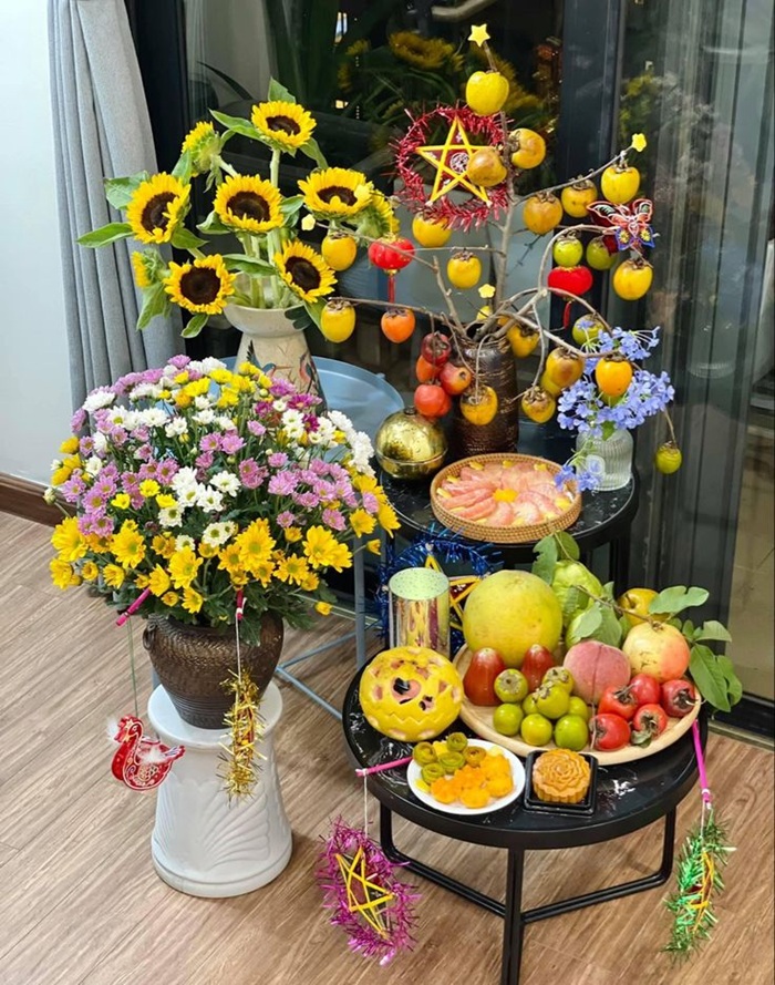 ảnh trang trí mâm ngũ quả đẹp