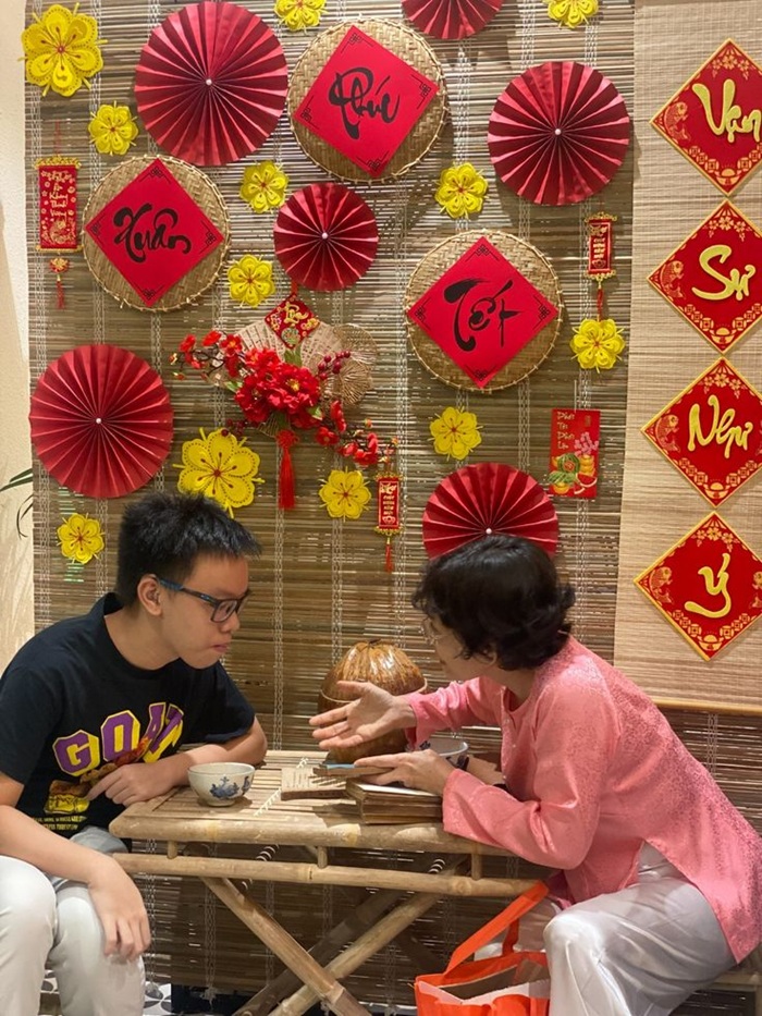 ảnh trang trí mành tết