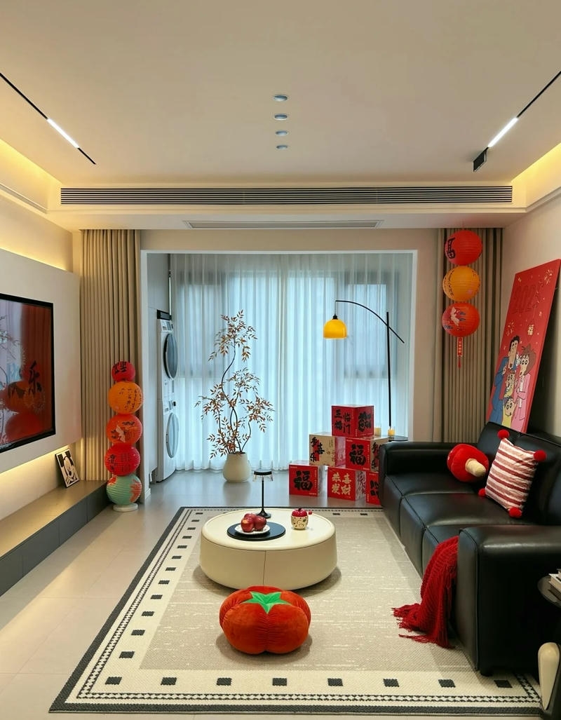 ảnh trang trí nhà ngày tết ấm cúng