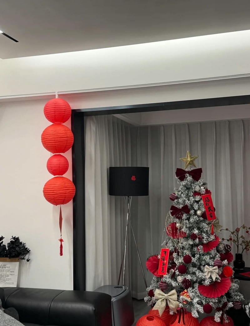 ảnh trang trí nhà ngày tết chất