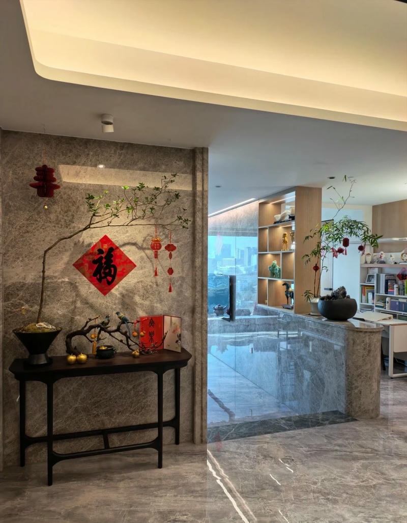 ảnh trang trí nhà ngày tết giản đơn