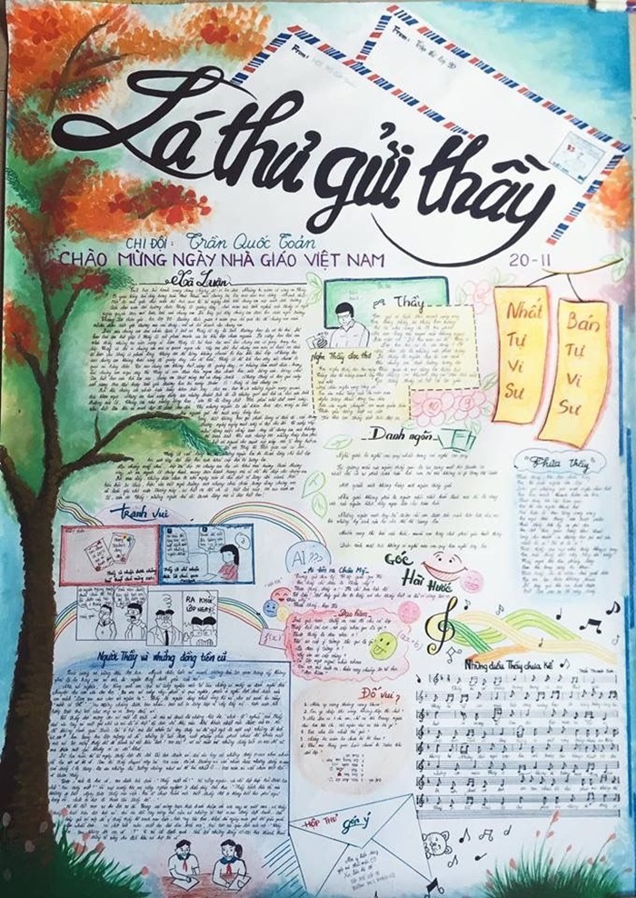 ảnh trang trí tập san đẹp xinh