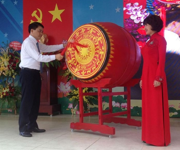 ảnh trang trí trống khai giảng siêu đẹp