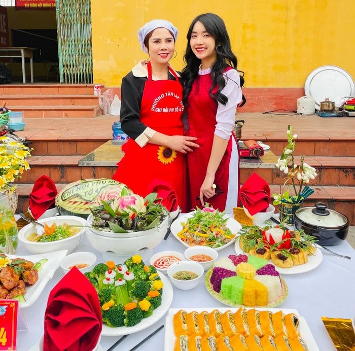 hình ảnh trang trí mâm cơm dự thi cực ngon