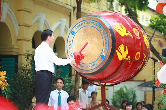 hình ảnh trang trí trống khai giảng đẹp full hd