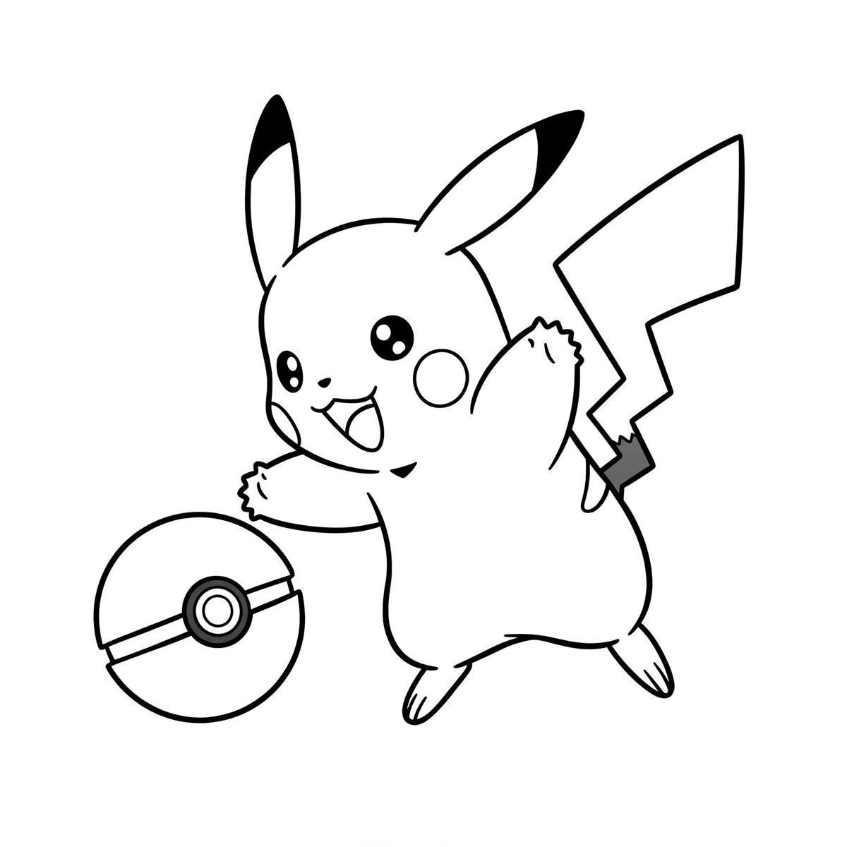 hình tô màu pokemon dễ