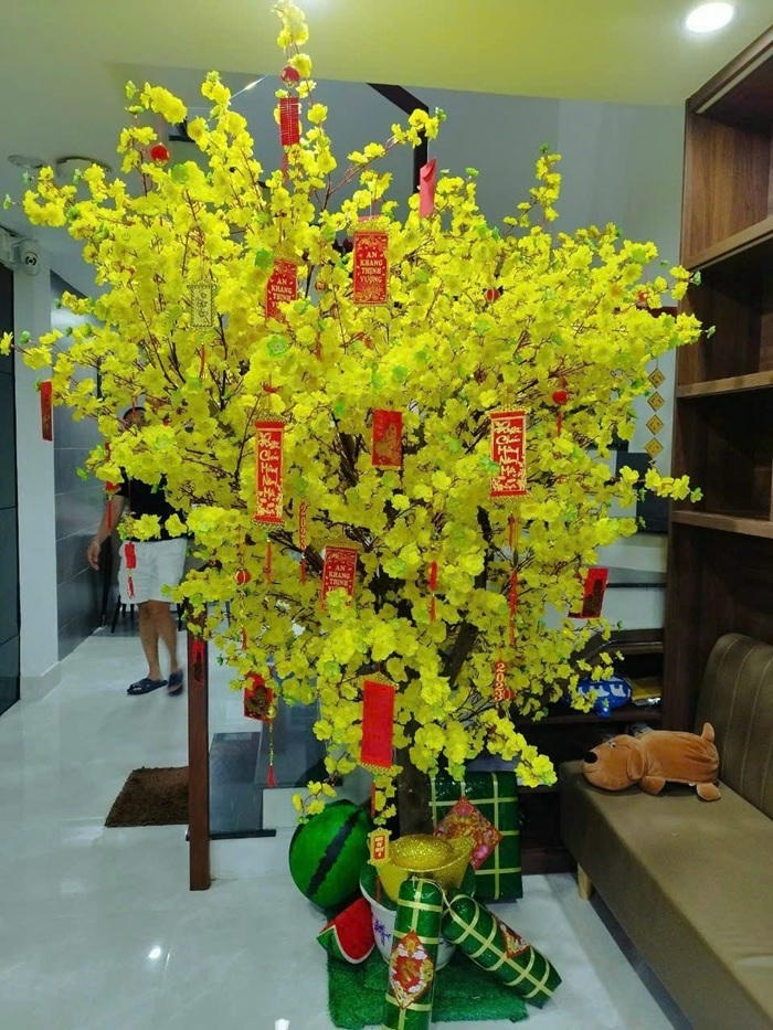 lam do trang tri tet cuc xinh