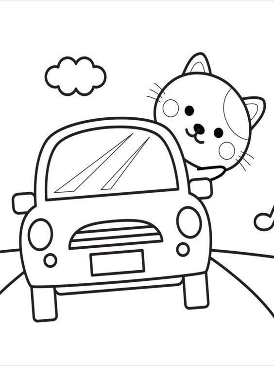 ngôi tranh nhà tô màu