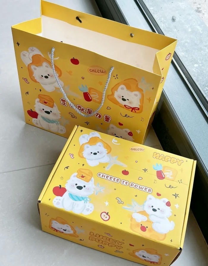 trang trí hộp quà xinh cực