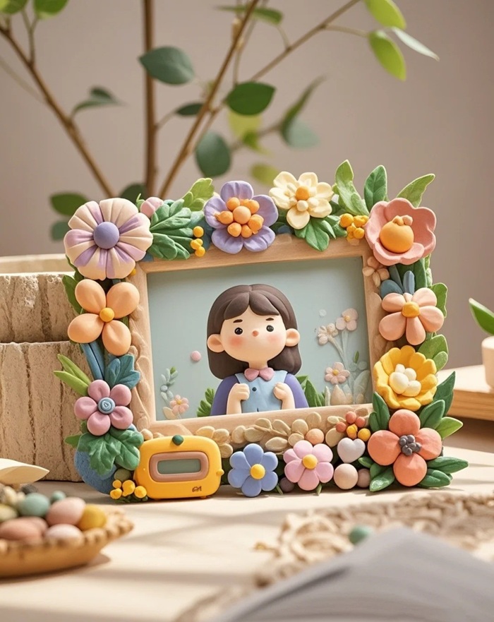 trang trí khung ảnh cute nhất