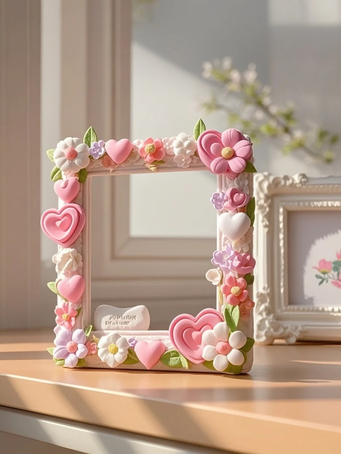 trang trí khung ảnh siêu cute