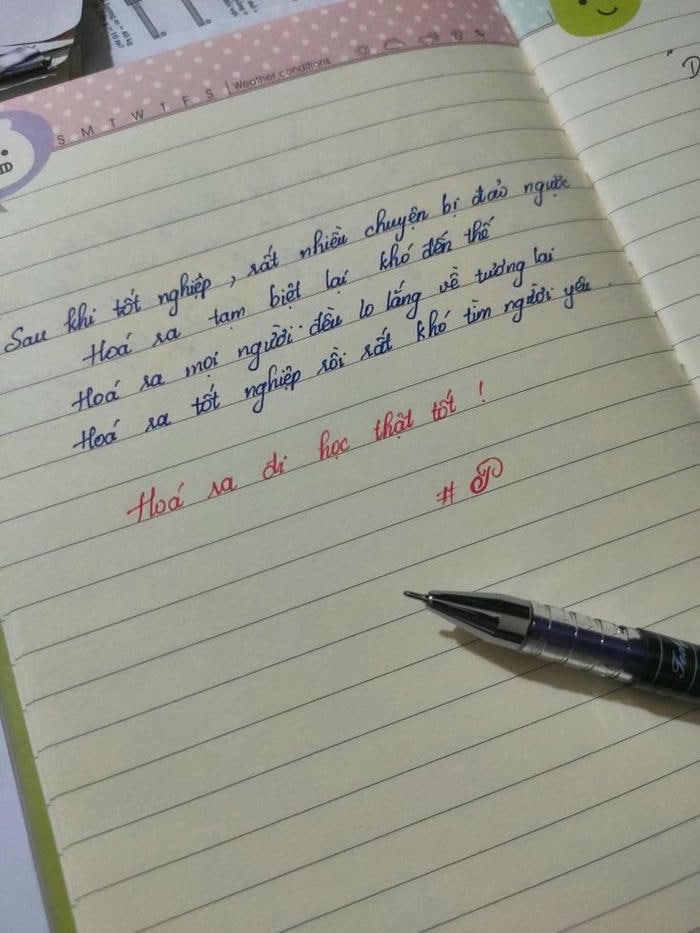 trang trí lưu bút dễ thương nhất