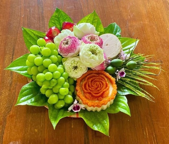 trang trí mâm ngũ quả cực đẹp