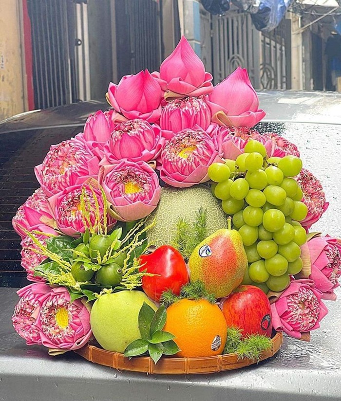 trang trí mâm ngũ