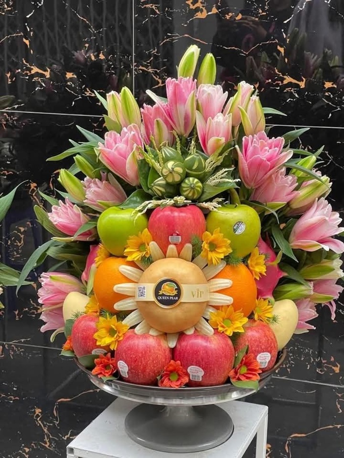 trang trí mâm ngũ quả siêu đẹp