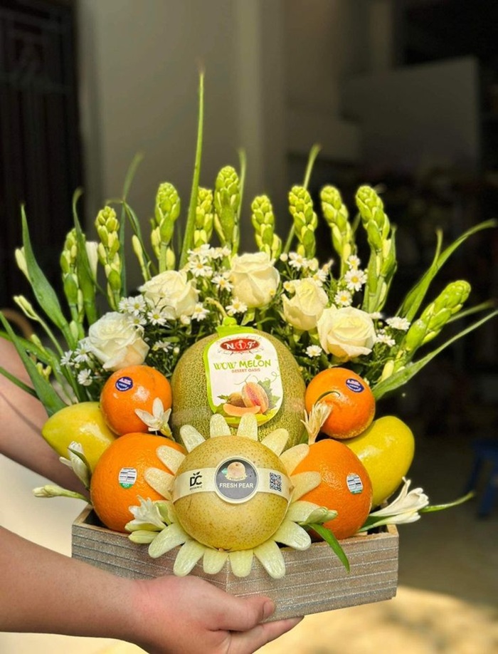 trang trí mâm ngũ quả tết nguyên đnas