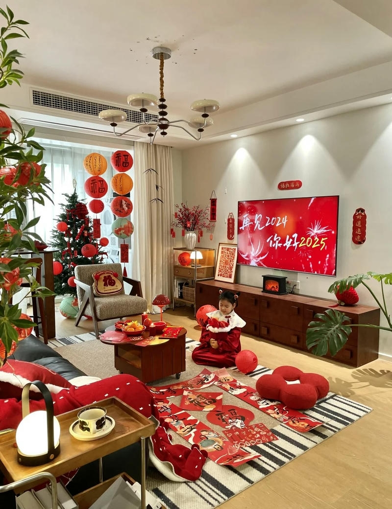 trang trí nhà ngày tết ấm cúng