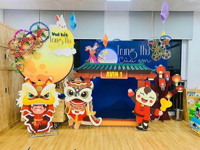 trang trí tết trung thu cho trường học đẹp nhất