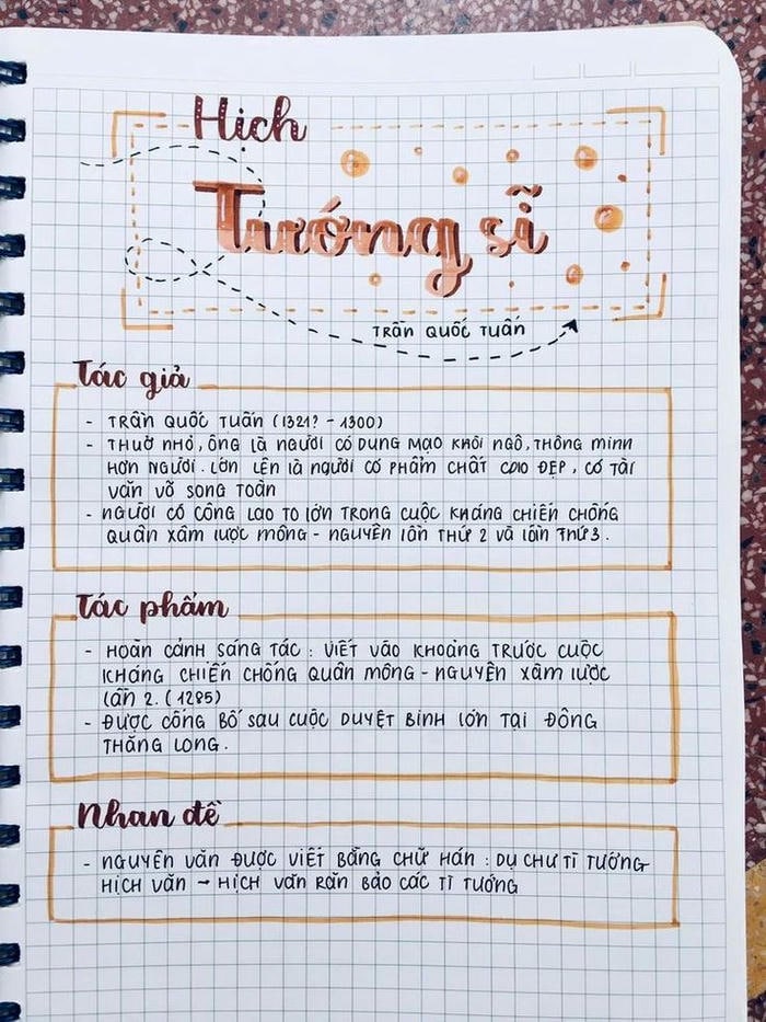 trang trí vở văn siêu sáng tạo