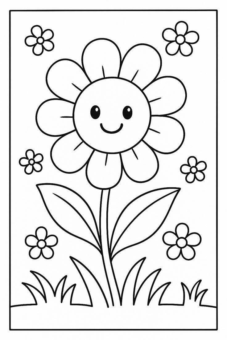 tranh tô màu cute đẹp