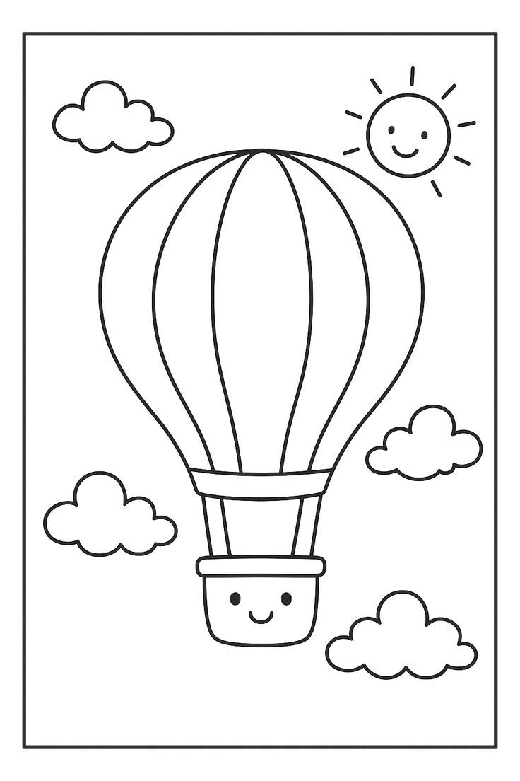 tranh tô màu cute xinh