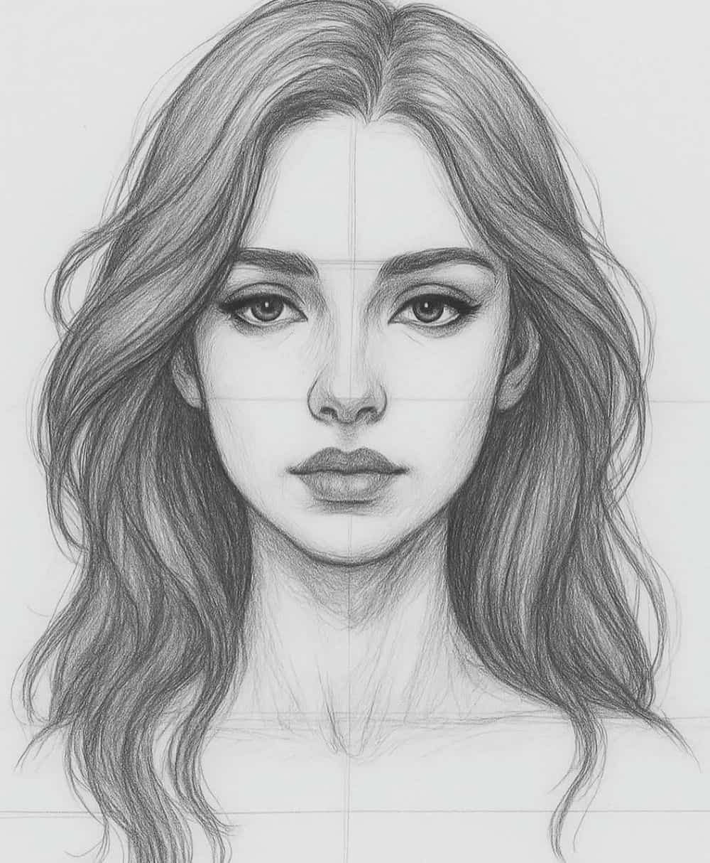 vẽ tranh chân dung sống