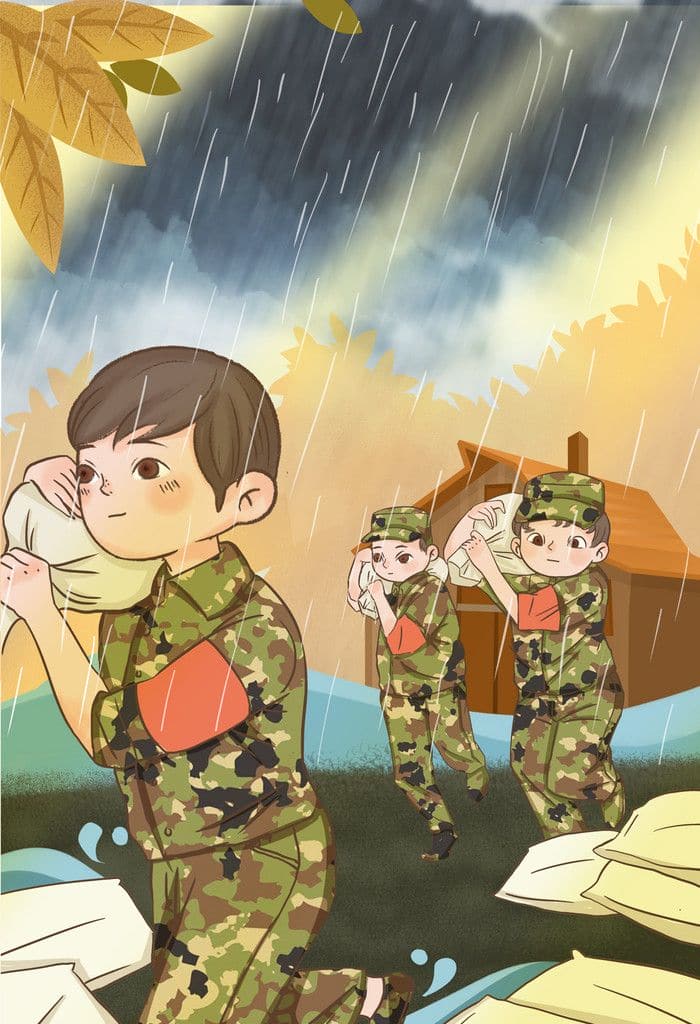 vẽ tranh chú bộ đội