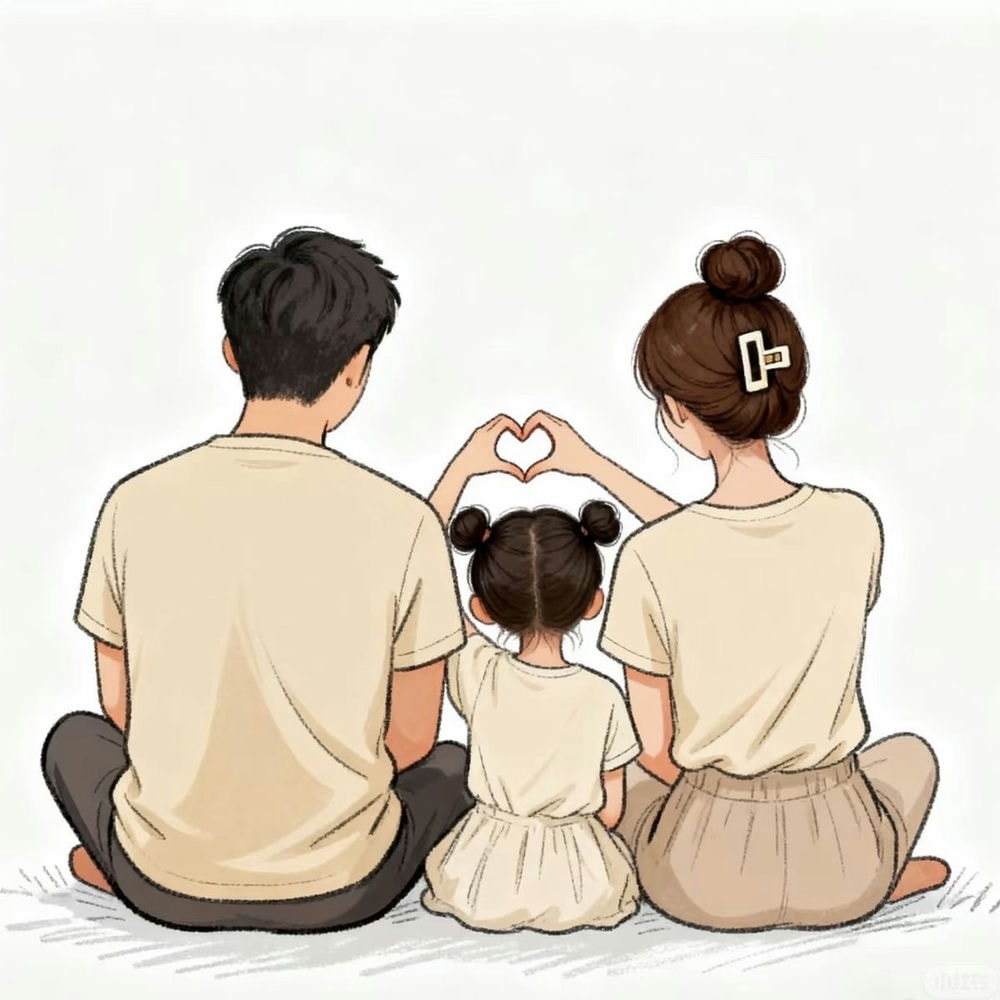 vẽ tranh gia đình phúc