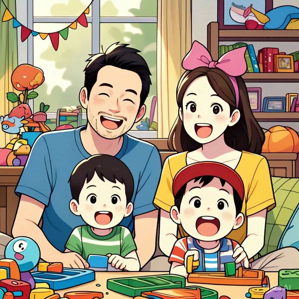 vẽ tranh gia đình thương