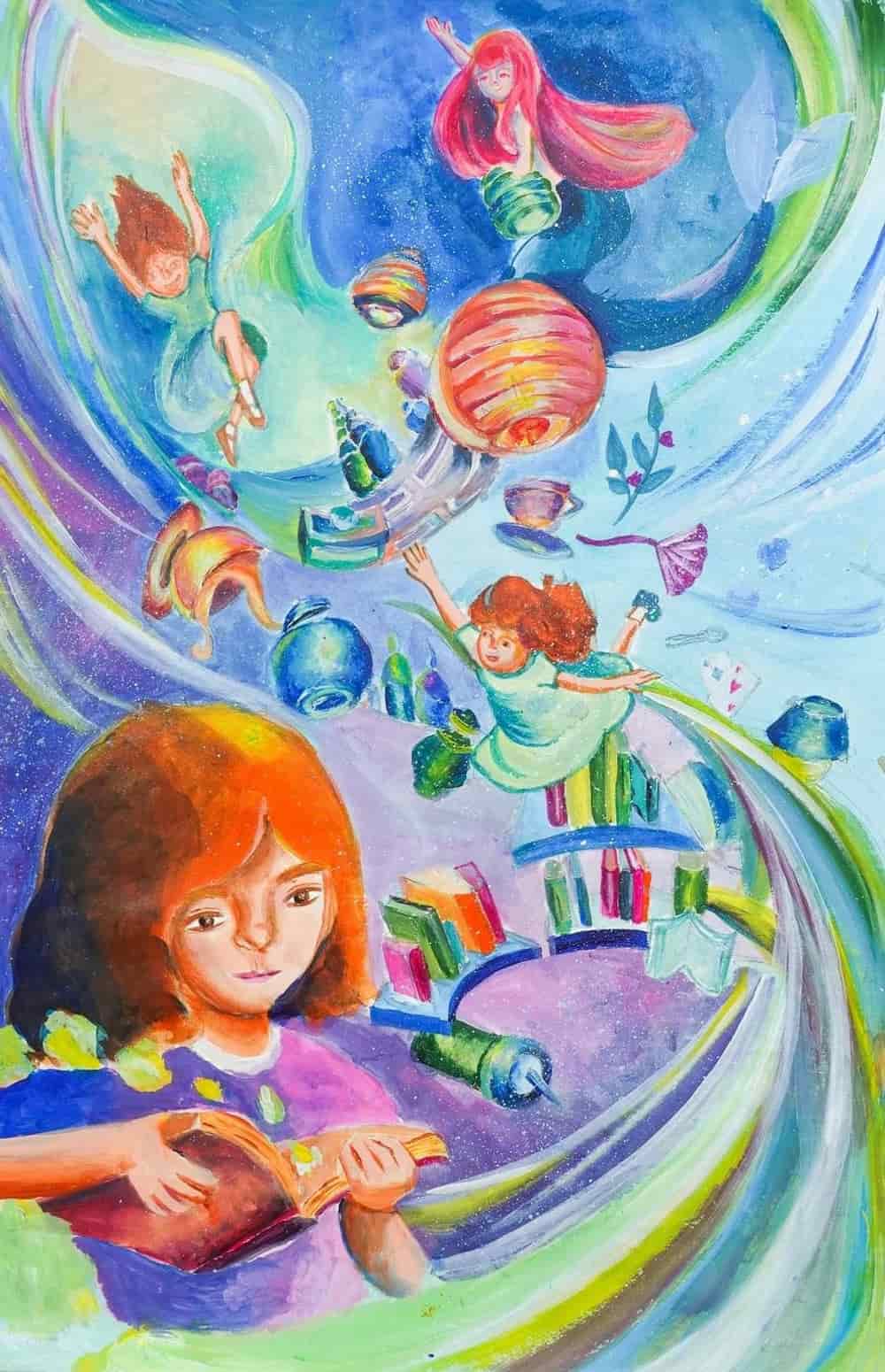 vẽ tranh ước mơ hồng