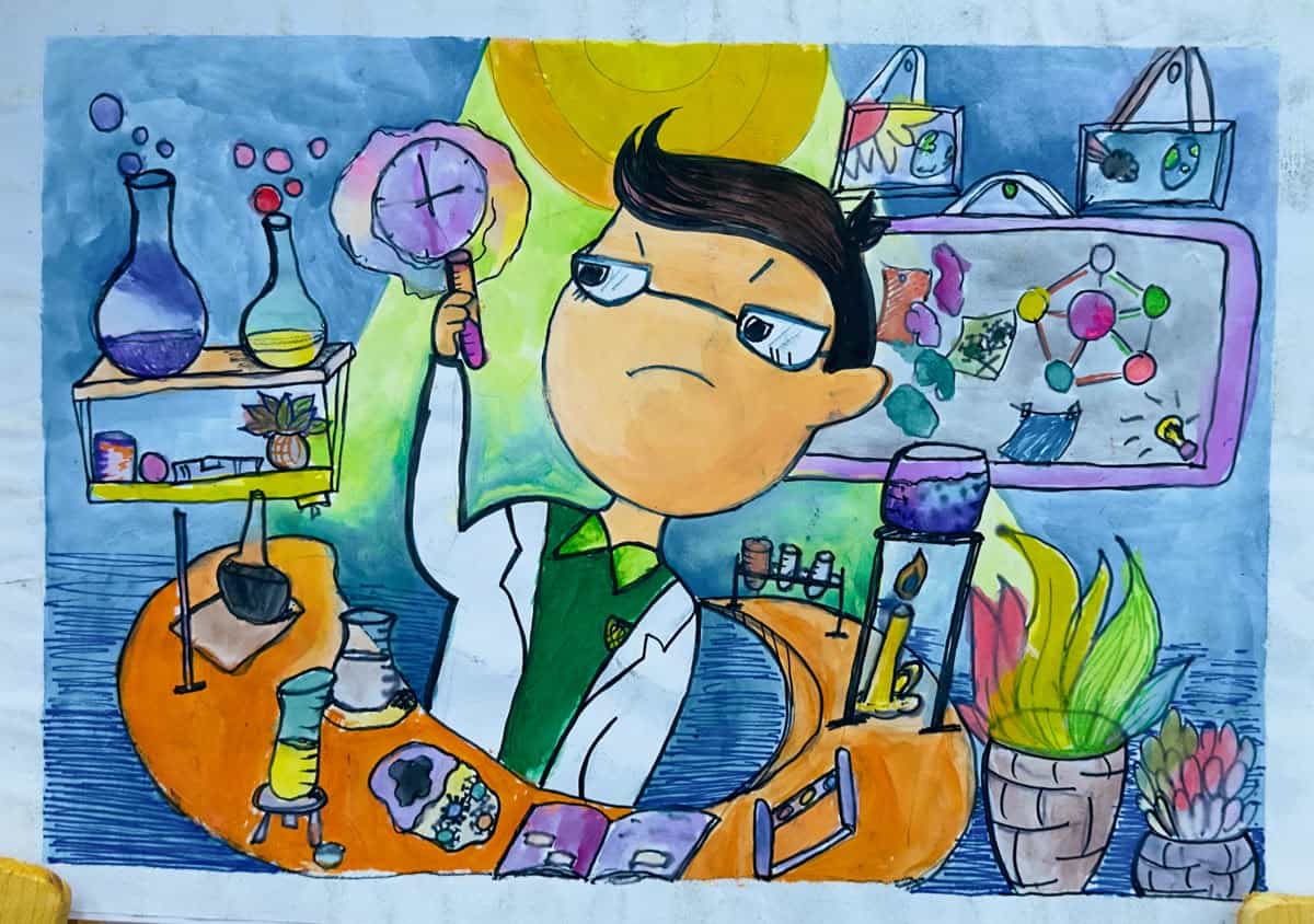 vẽ tranh ước mơ vui