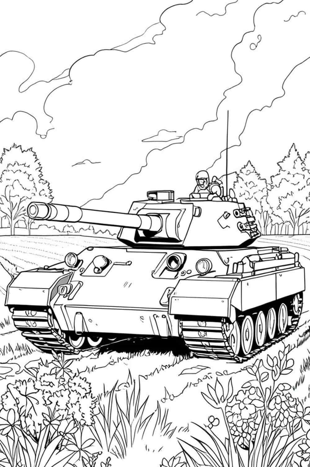 Tranh tô màu tăng đẹp