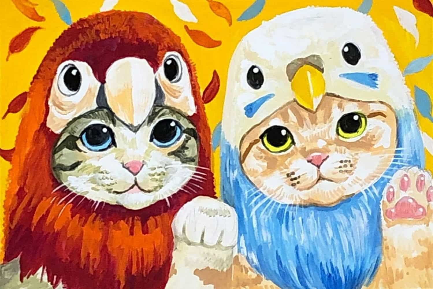 Vẽ tranh màu nước đẹp