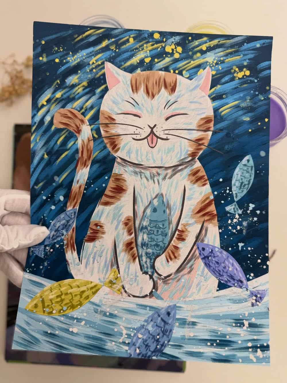 Vẽ tranh màu nước mềm