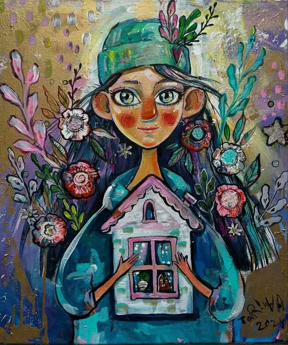 Vẽ tranh màu nước xinh