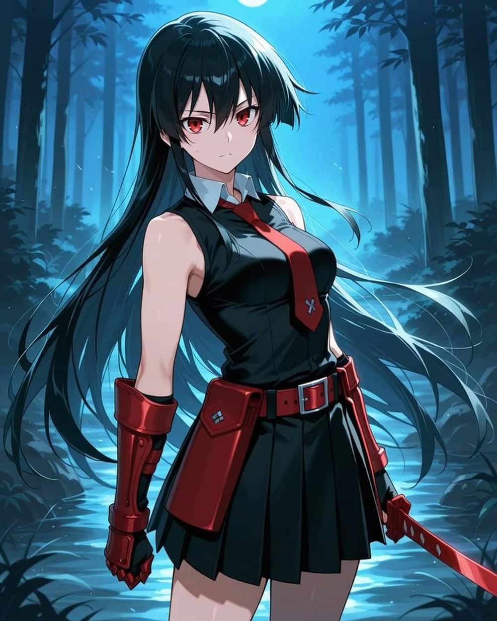 Ảnh Akame ánh mắt lạnh