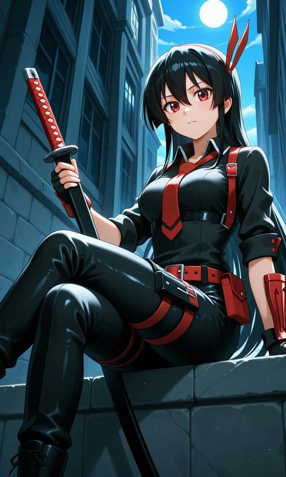 Ảnh Akame anime mạnh mẽ