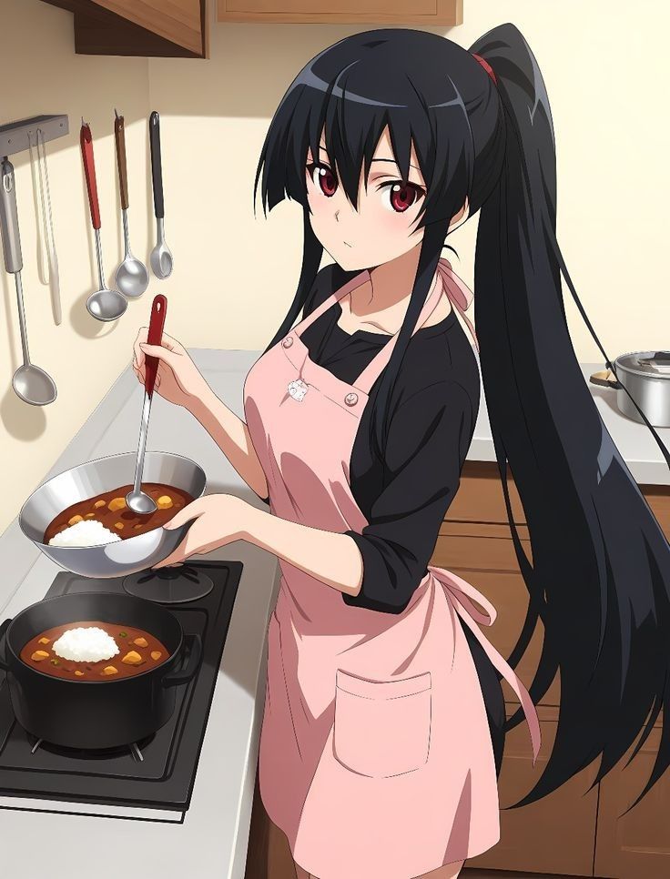 Ảnh Akame kiếm sĩ tóc đen