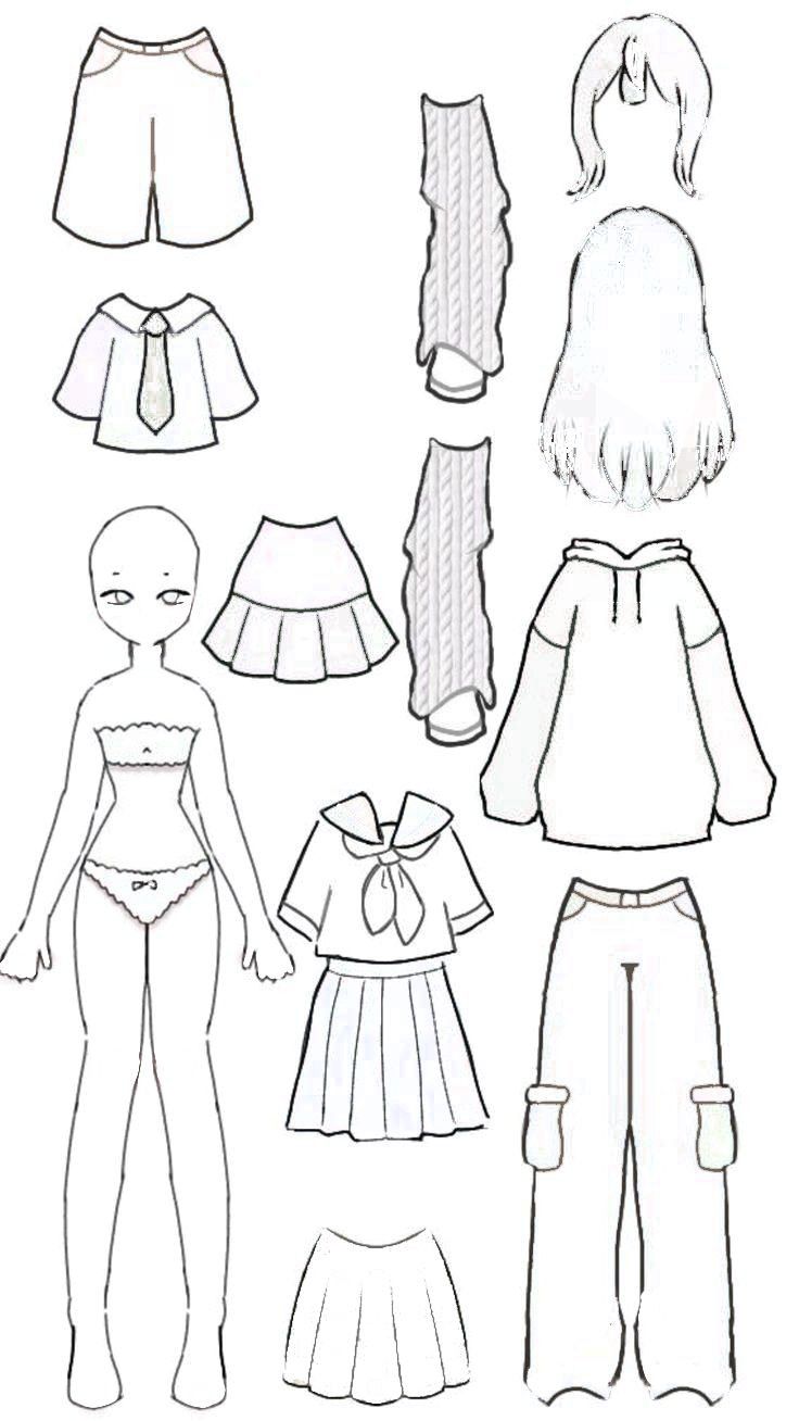 Giấy búp bê tô màu