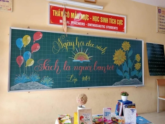 mẫu trang trí bảng