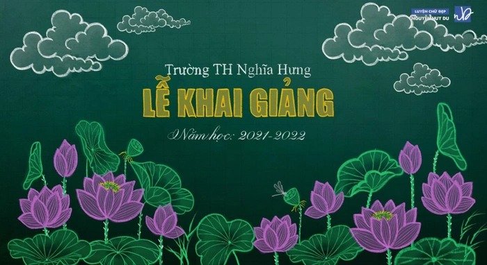 trang trí bảng chào mừng năm học mới