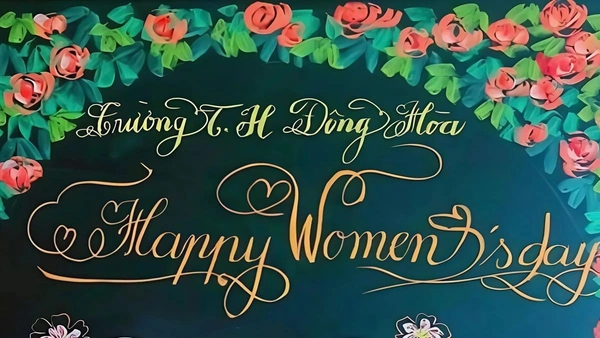trang trí bảng lớp 8 3