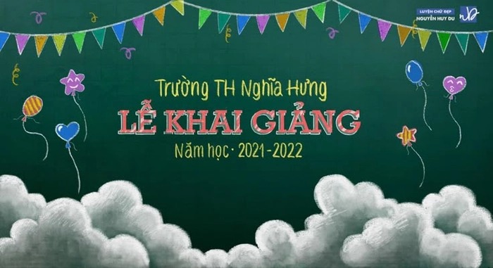 trang trí bảng lớp đầu năm học mới