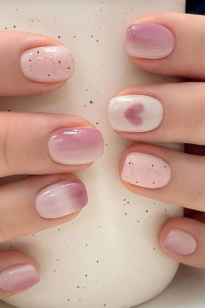 ảnh màu nail nhẹ nhàng tôn da