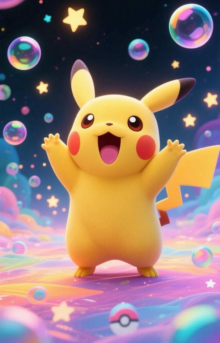 hình ảnh pikachu đáng yêu