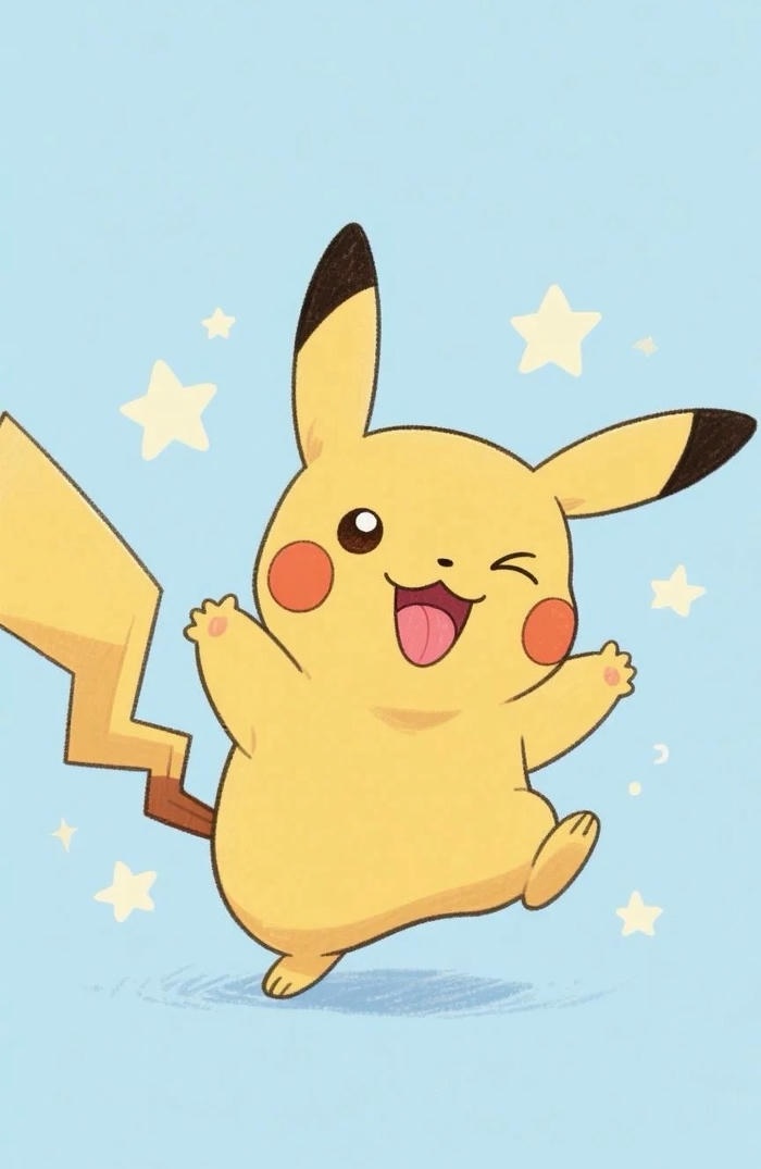 hình ảnh pikachu siêu đáng yêu