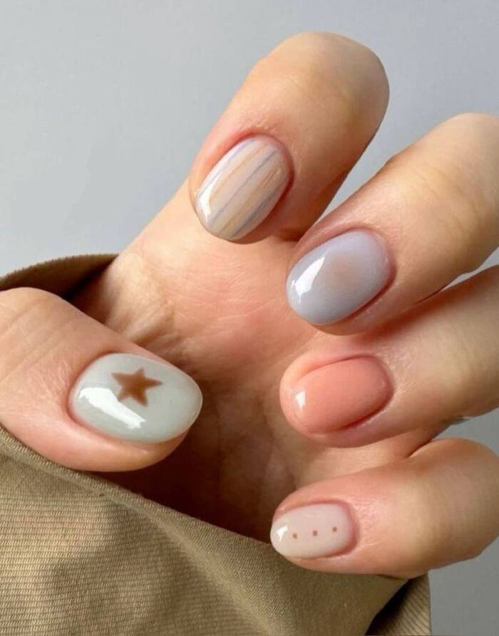 những mẫu nail đẹp cho móng ngắn ngàu